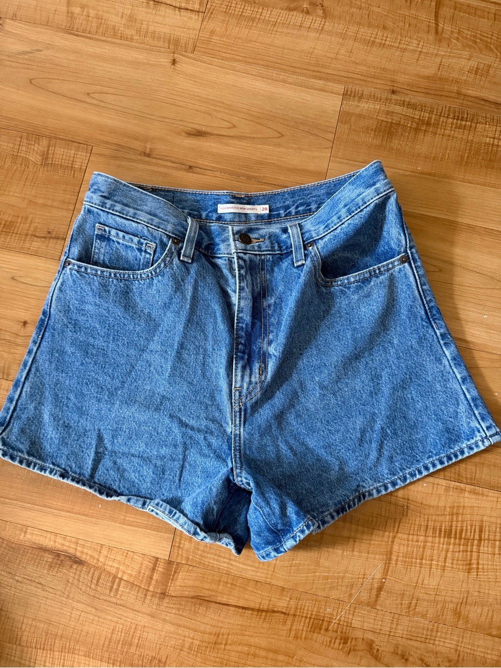 Levi's High Wasted Mom Shorts